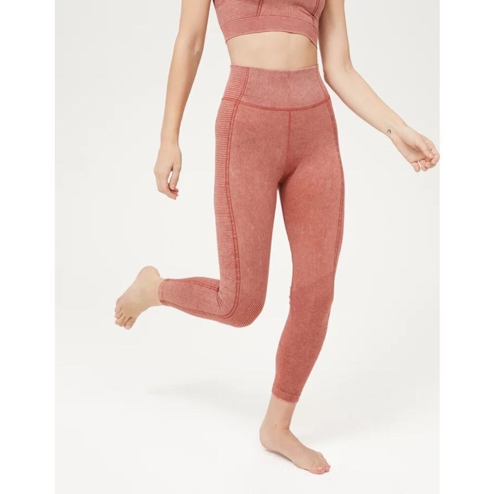 Aerie Offline Seamless High Waisted Leggings in Canyon Creek Color Size XS